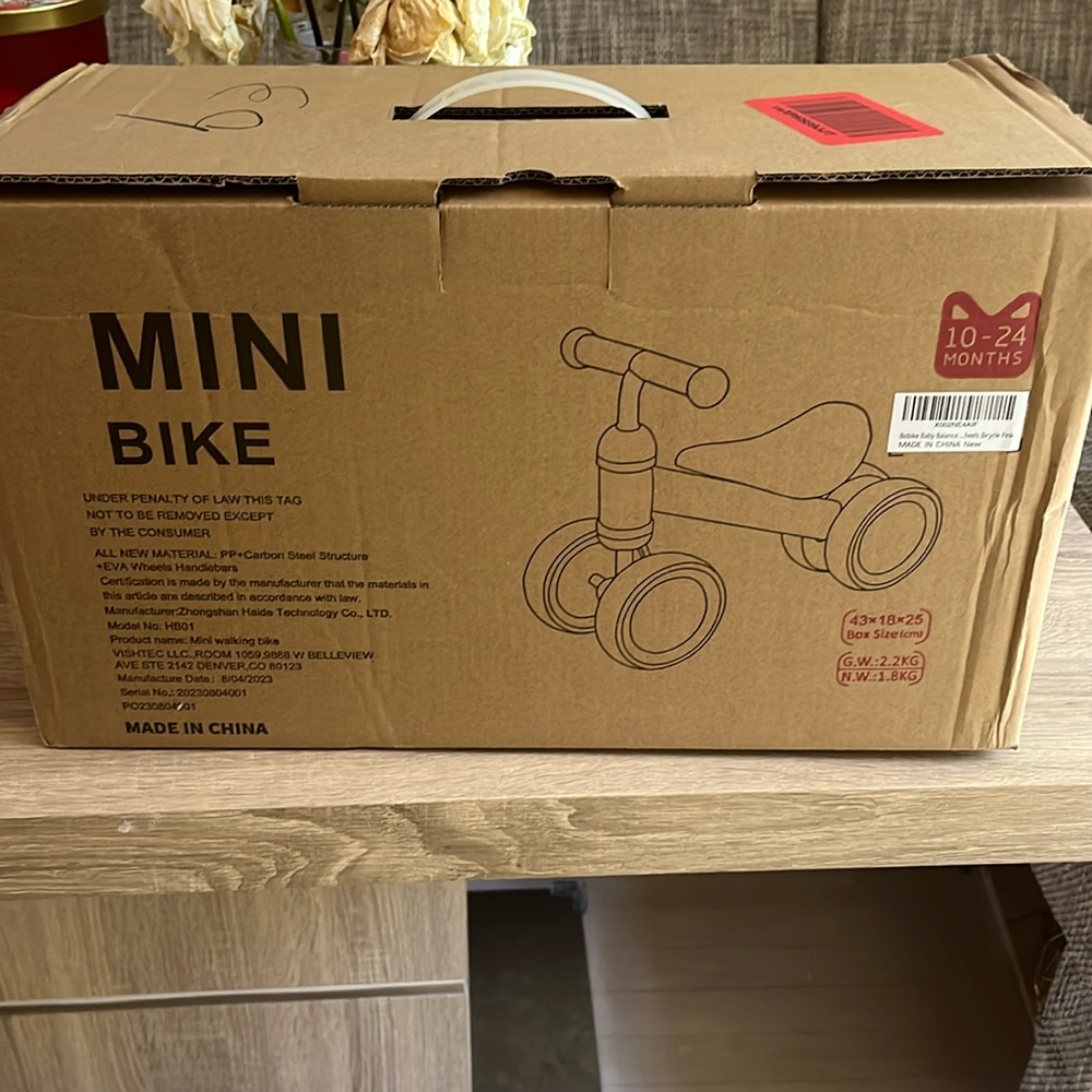 Mini Bike for 10-24 month old